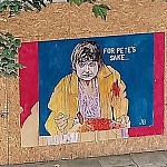Завтрак Пита Доэрти увековечили в граффити